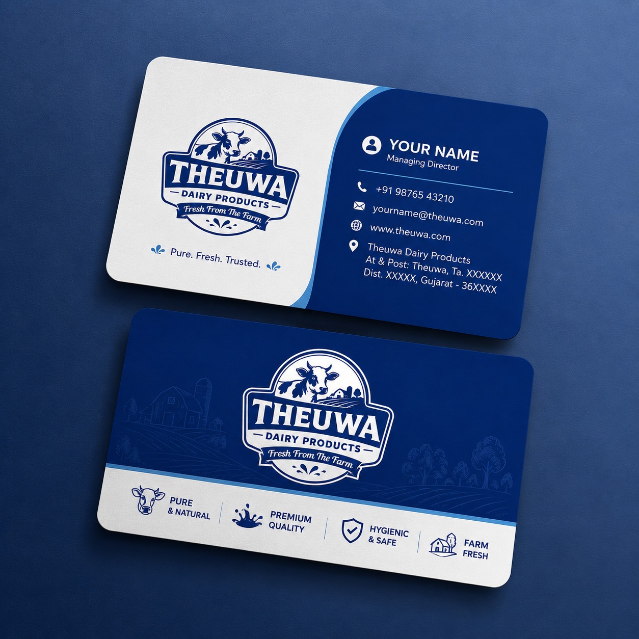 Production-ready business card design by AMAY Digital Design
